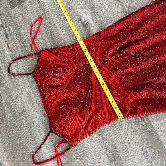 Vintage y2k red ombre beaded - Picture 6 of 8